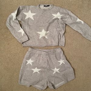 Knit loungewear set